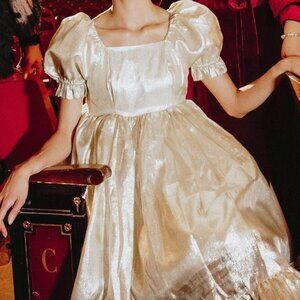 Ivy City Coco Dress in Gold